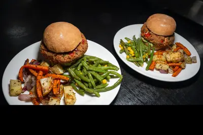Moosewood's Classic Tofu Burgers