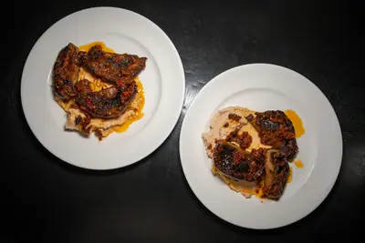 Portobello Steaks and Butter Bean Mash