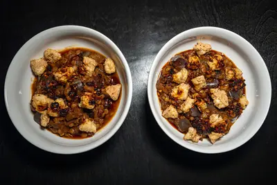 Puy Lentil and Eggplant Stew