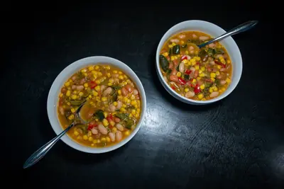 Roasted Poblano and White Bean Chili