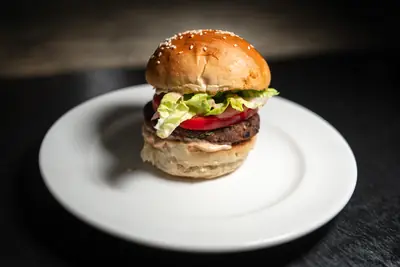 Vegan Black Bean Burgers with Homemade Burger Buns