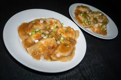 Vegan Pierogies (Potato & Onion)